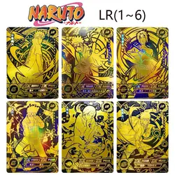 Kayou Naruto Lr Series Rare Collection Flash Card Anime Uzumaki Naruto Uchiha Sasuke Cartoon Board Game Toys Card Gifts for Boys