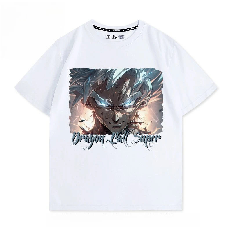 Anime Dragon Ball Super Goku Printed T-shirt Men's and Women's T-shirt Men's Top Sports T-shirt 2026 Summer New Tee