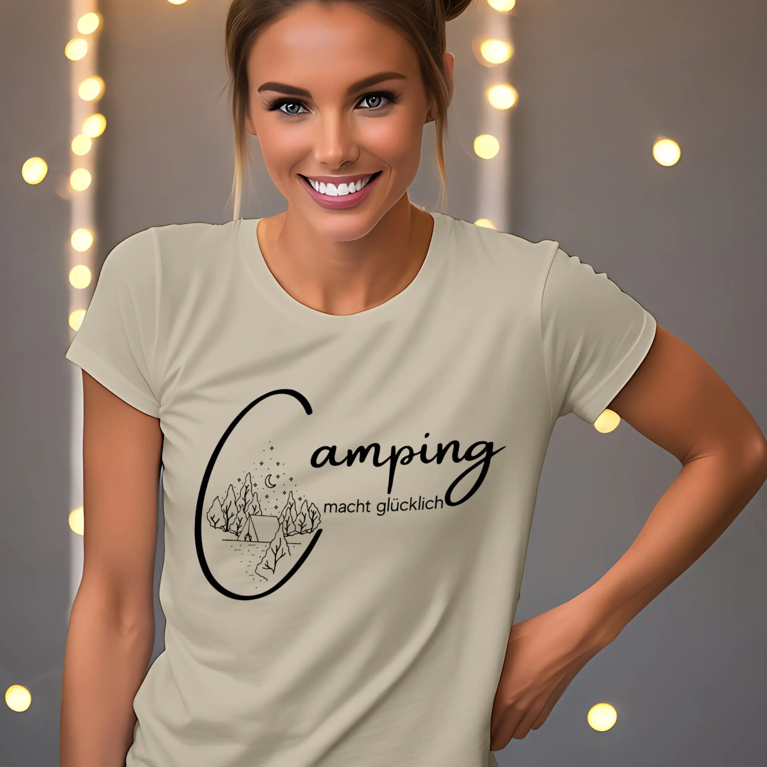 T Shirt Camping Urlaub Ferien Sommer Wohnmobil Wohnwagen Zelt Festival Natur Reisen Trekking Wandern Roadtrip Hiking