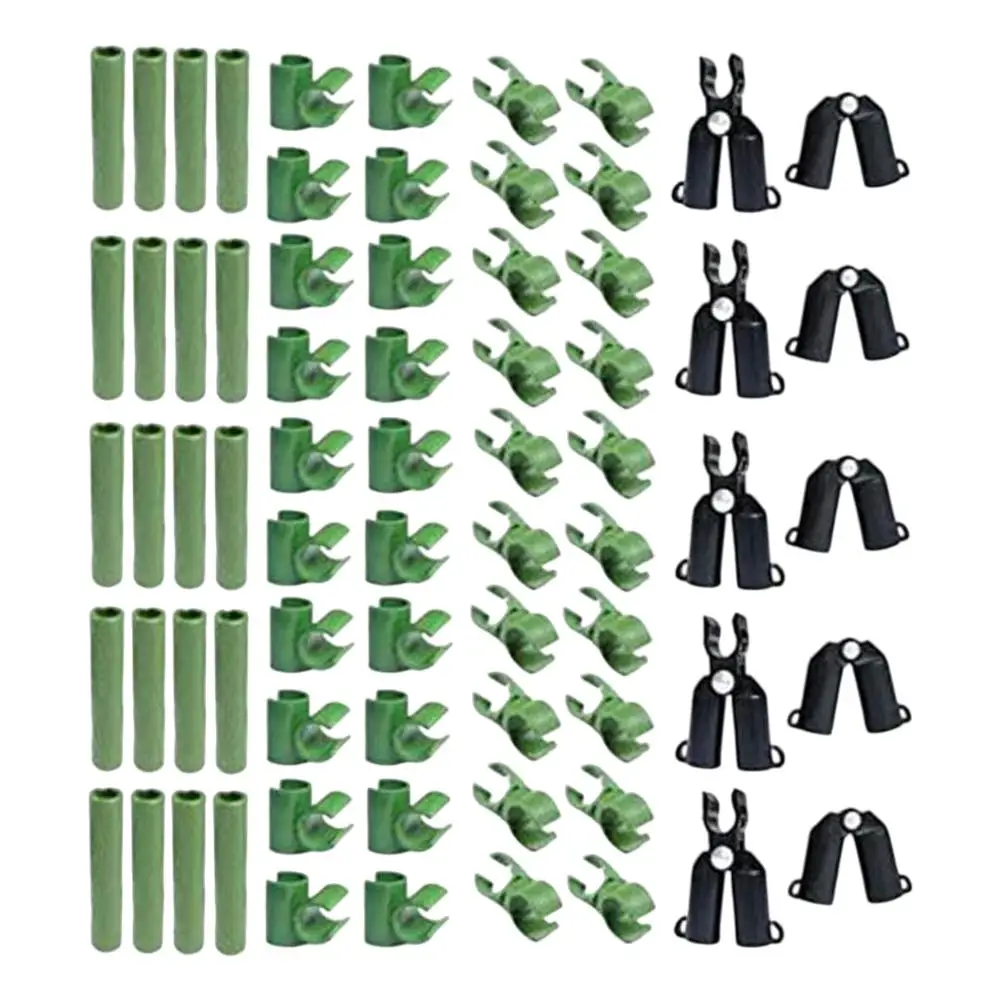 

70pc 11mm Adjustable Plant Trellis Connector Clip Garden Plastic Connector Connecting Joint Buckle Clip Climbing Pergola Connect