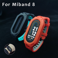 TPU Sports Strap For Xiaomi Smart Band 8 soft Strap Global Version Silicone Wristbands For Miband 8 NFC Bracelet Mi 8 Band