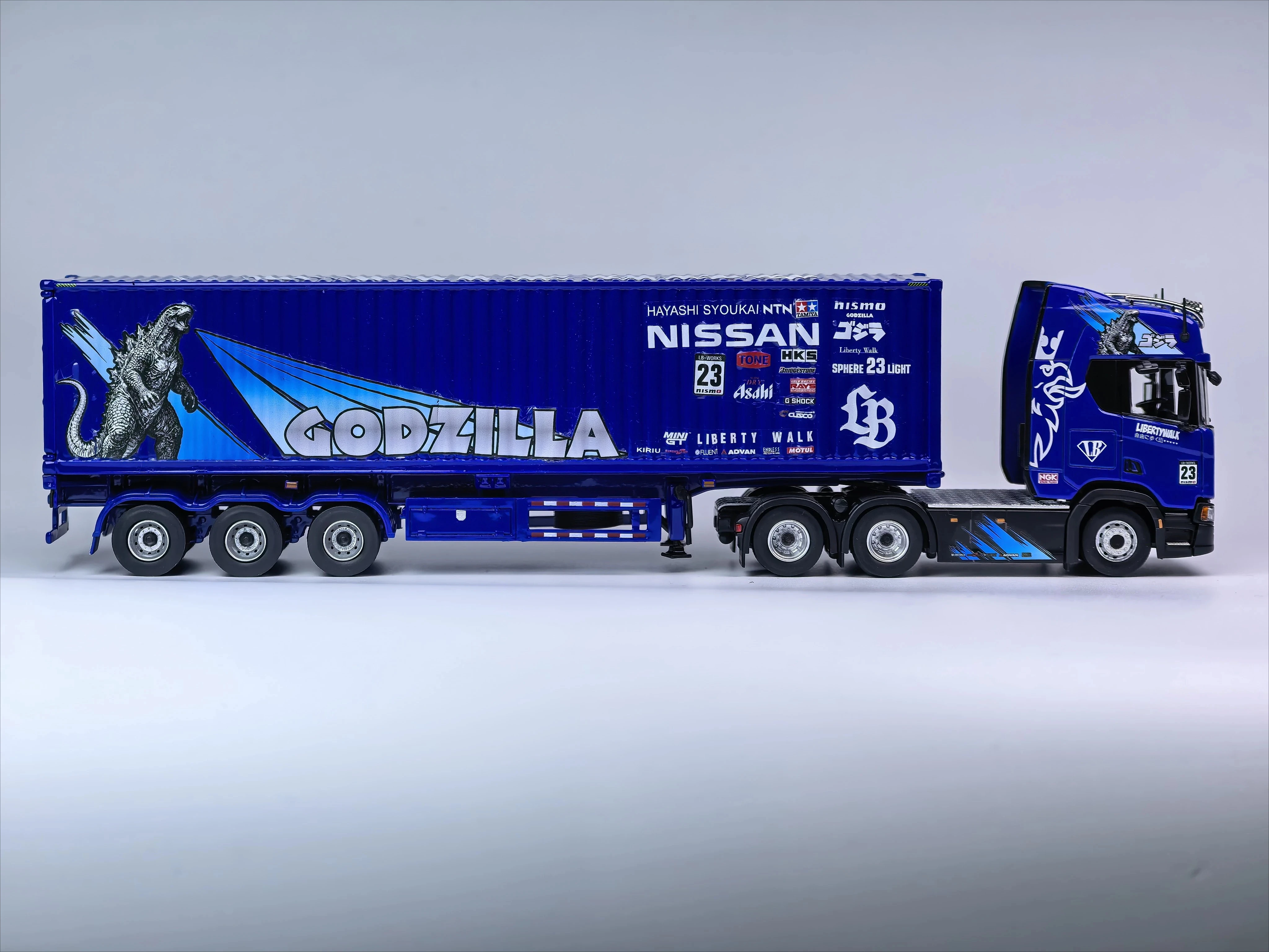 For MASSDI Scania 450R 1/64 Waterslide Decal for Container Semi Trailer Model Custom Sticker Modification & Upgrade Parts DIY