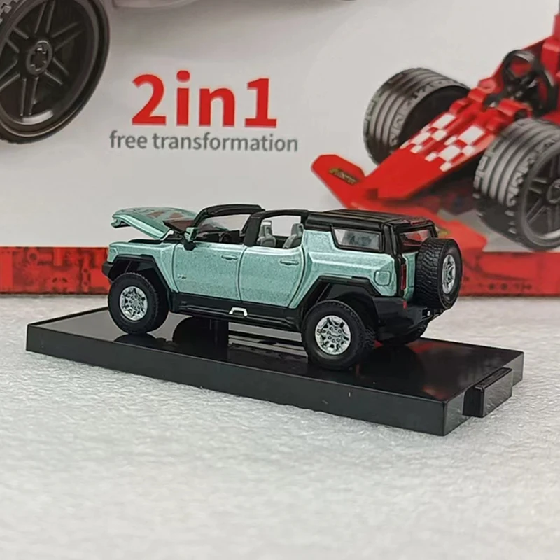 New Model Car 1/64 Scale HUMMER EV Special Edition Alloy Diecast Toys Classical Cars Model Vehicle Toy Collection Decoration