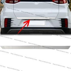 For MG HS ZS GS Car Exterior Rear Trunk Tailgate Door Bottom Steamer Lid Cover Trim Stainless Steel Accessory