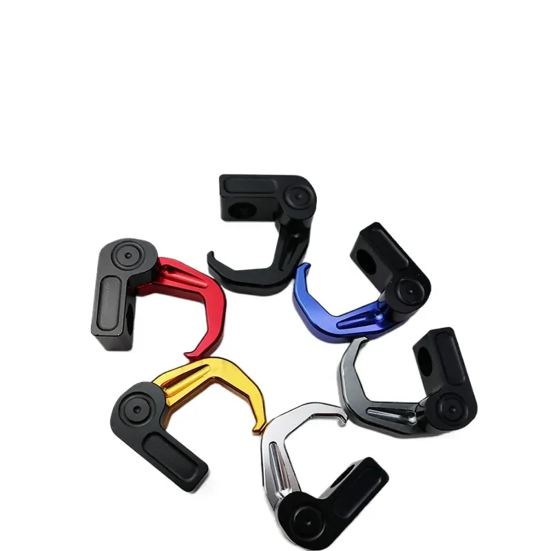 Aluminum Alloy Handlebar Storage Hook Brake Pump Helmet Hanger Compatible with Haojue UHR150 Modified Faucet Bar End
