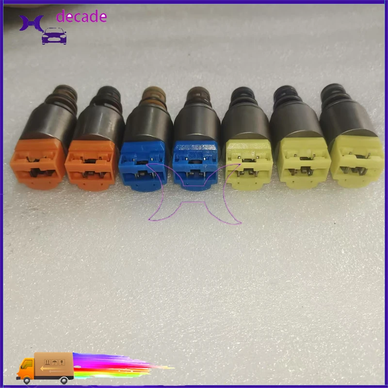 6HP21 6HP28 6HP34 1068298046 Solenoid Valve 7 Kit For Audi A6 A8 Q7 BMW X3 X5 Jaguar Land Rover Transmission 100% Original