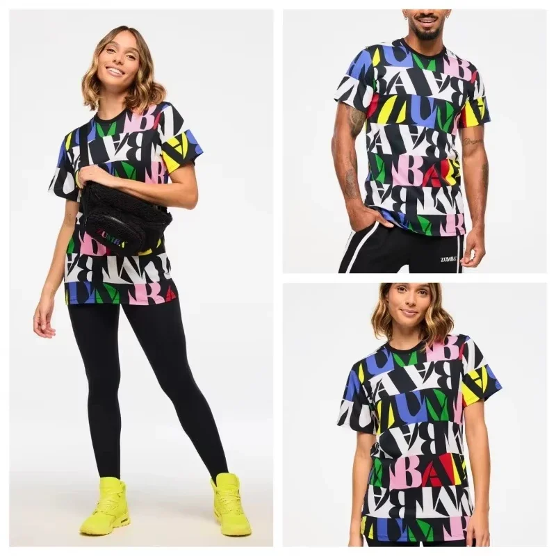 Summer New Classic Men's and Women's Round Neck T-shirt Outdoor Leisure Sports Slim Fit Loose and Comfortable Multi-color Tops