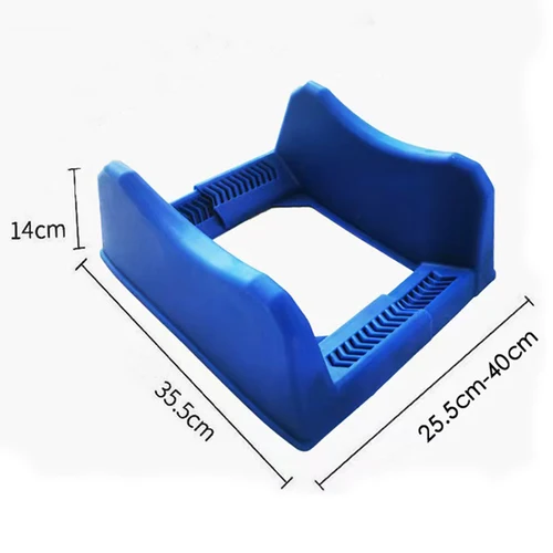 Imagen 2 del producto Estante de exhibición de neumáticos de coche, Base de soporte para neumáticos, soporte para ruedas de taller de garaje, publicidad, comercio, estante de almacenamiento de plástico para automóvil, 1 Juego