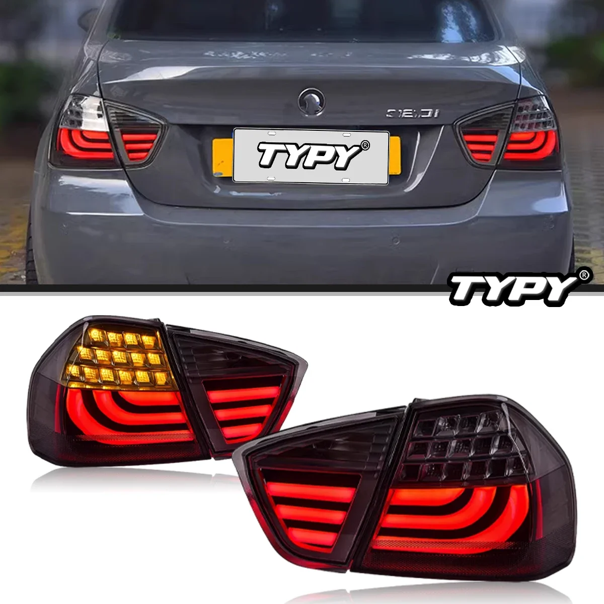 NewCar Styling For BMW 3 Series E90 2005-2008 Tail Light DRL Turn Signal Brake Lamps Plug And Play Car Accessories