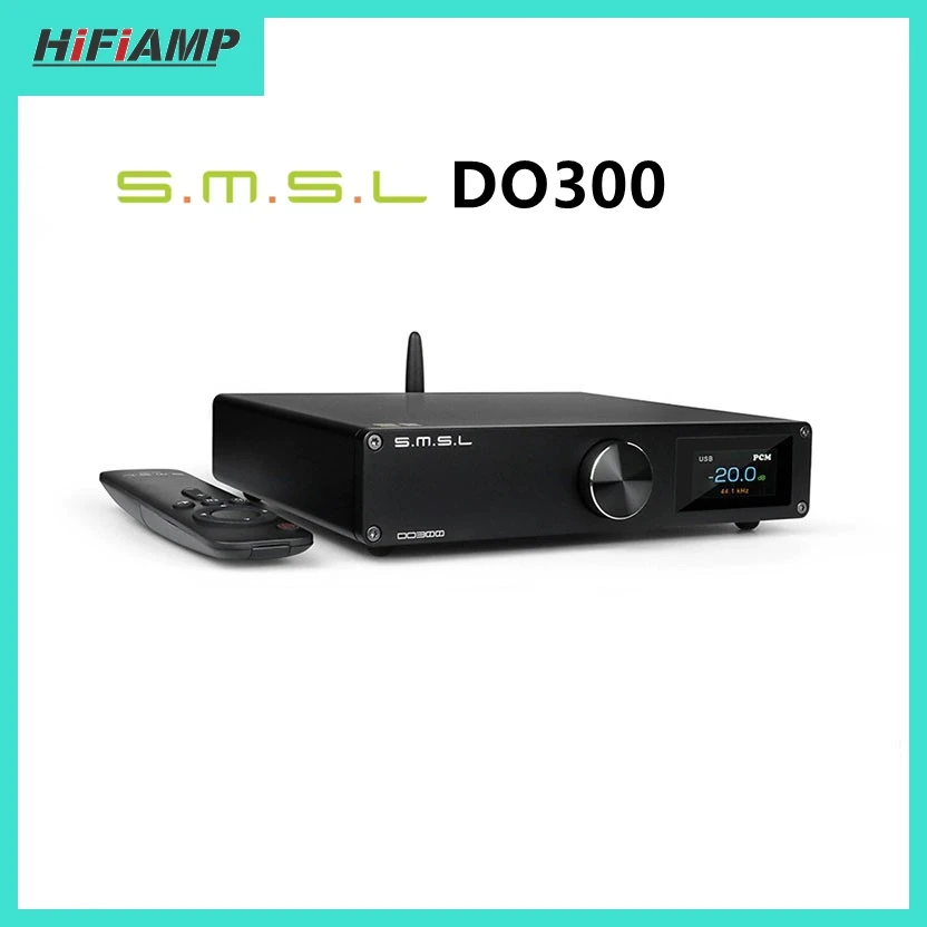 

SMSL DO300 ES9039 Высокопроизводительный аудио Bluetooth-декодер HiFi для аудиофилов с IPS-дисплеем для XMOS XU316