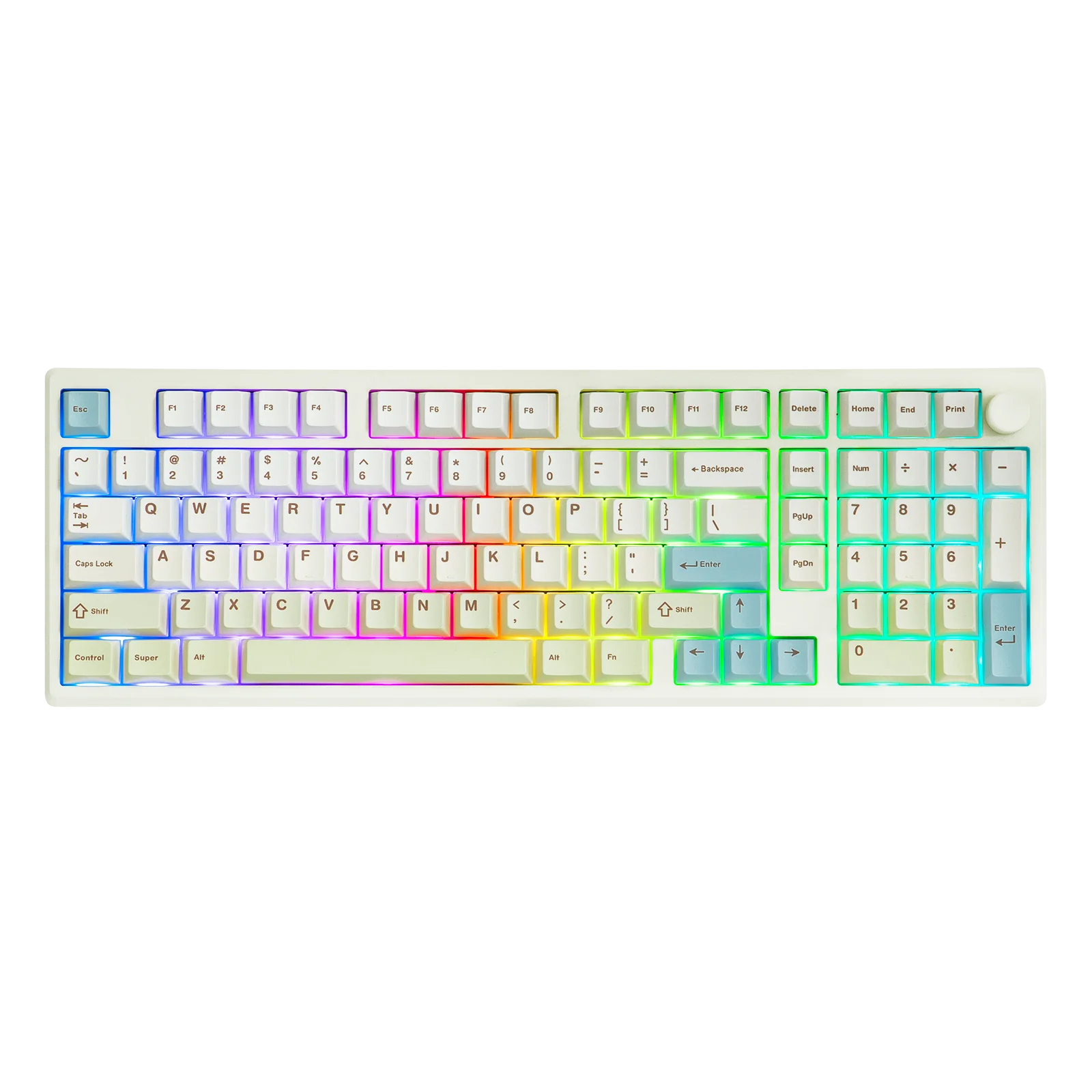 

EPOMAKER Galaxy100 Lite QMK/VIA 96% ANSI Американская раскладка с возможностью горячей замены, проводная/2,4 ГГц/BT, беспроводная механическая клавиатура с алюминиевой прокладкой 1800