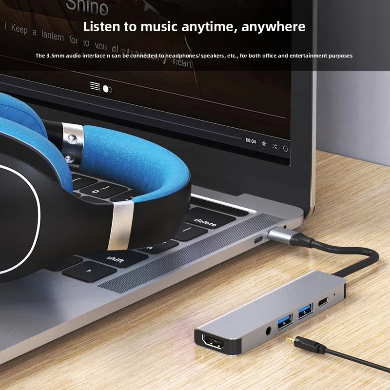 USB C Hub to 4K HDMI-Compatible PD fast charge USB 3.0 2.0 HUB Type C Charging Docking for MacBook iPad Samsung
