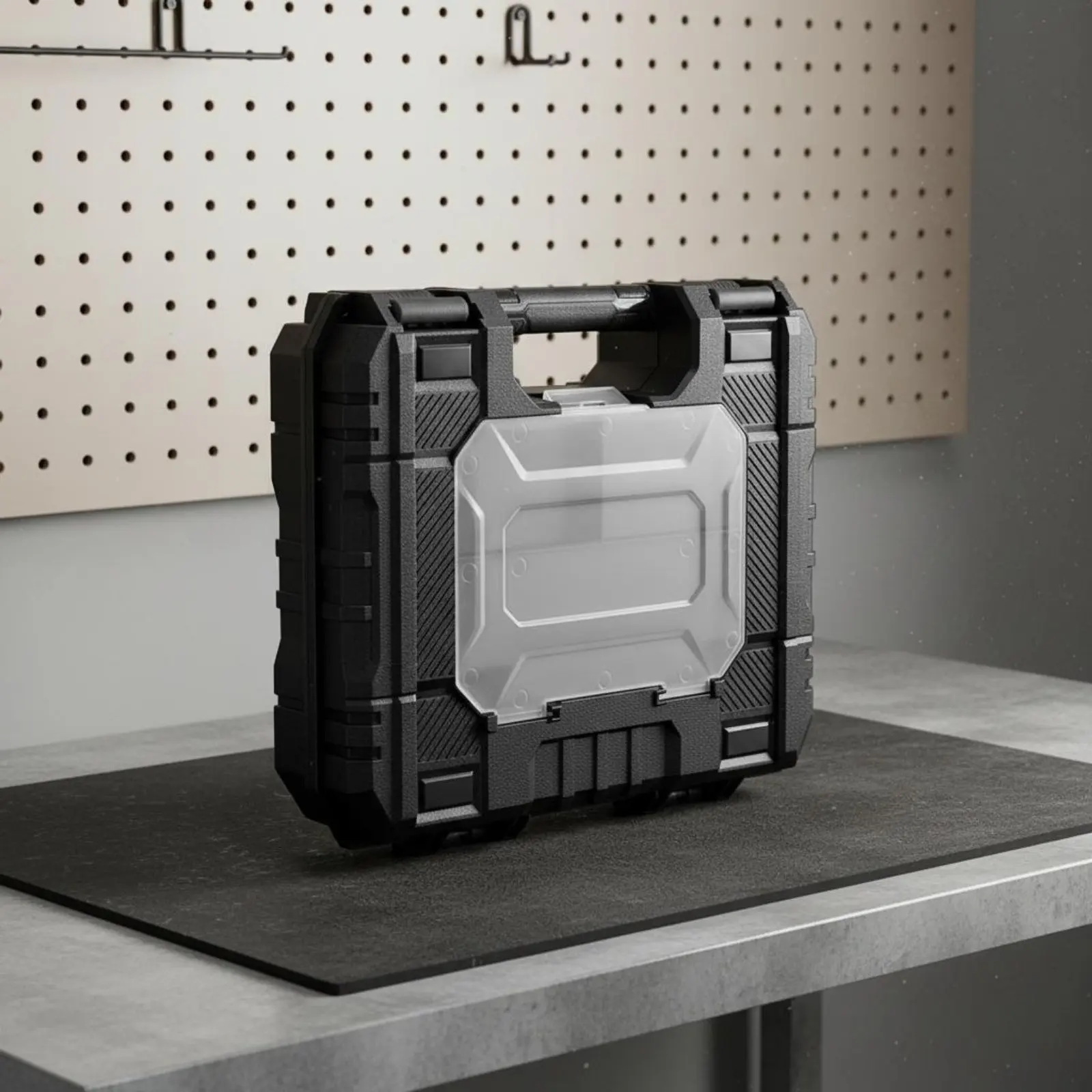 Tool and Screw Organizer Box Multi-Compartment Portable Tool Organizer Portable Equipment Sturdy Case Secure Latches