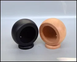 1PC GHXAMP Solid Beech Wood 3.5 inch Opening 76mm Speaker Car MidRange Base Stand Bracket Shell no reverse molding