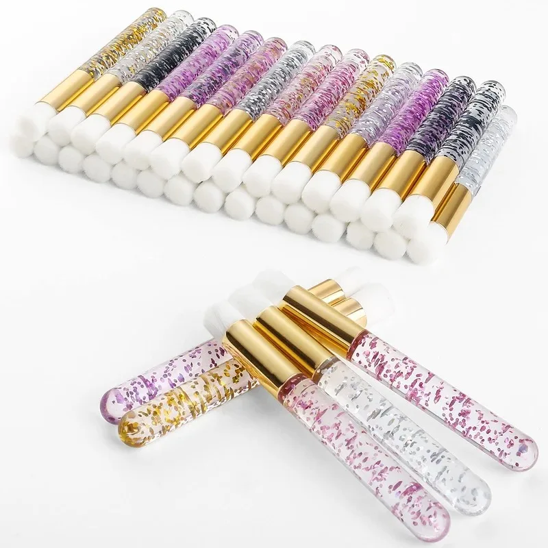 30/50/100 stücke Wimpern Reinigung Pinsel für Wimpern Extensions Glitter Lash Shampoo Pinsel Nase Poren Reinigung Make-Up werkzeuge