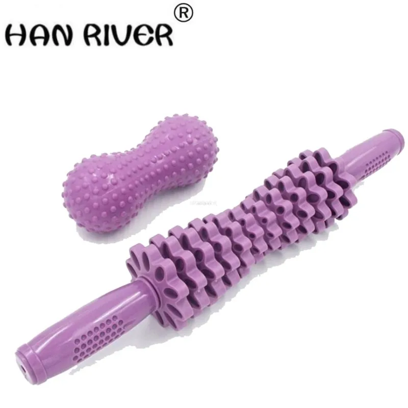 

Gear massage bar fascia bar muscle relax fitness bar roll leg roll stick yoga thin leg langya roll wheel