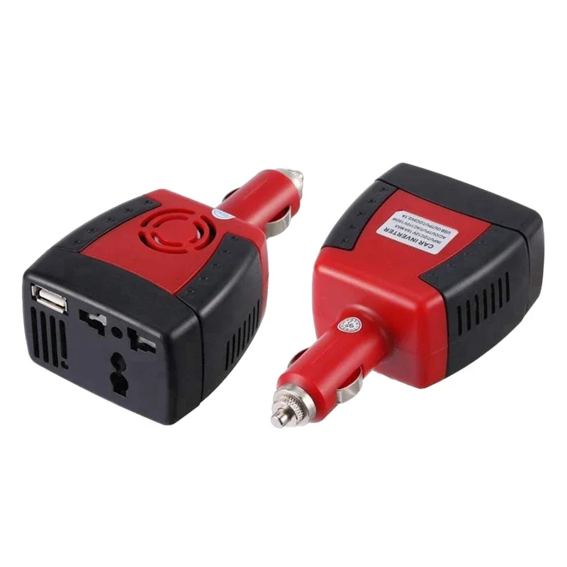 

220V AC Output, 150W Car Power Inverter and 12V DC Input Voltage with 0.5A USB Charger Port Car Inverter Electronic Accessories