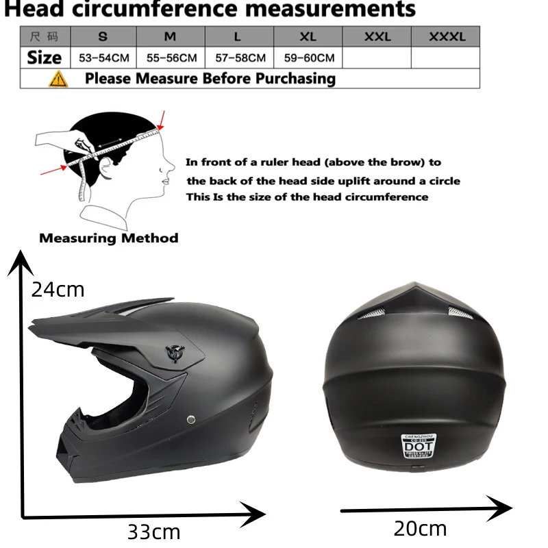 Safety Motocross Helmet Casco Motocross Bicycle Downhill Capacete ATV Cross Helmet Child Motorcycle Helmet Dot Abs 1KG Unisex
