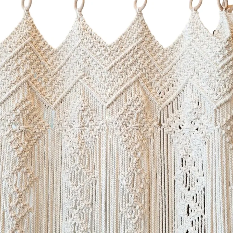 Nordic style hand-woven door curtain tapestry, homestay home tapestry, partition curtain