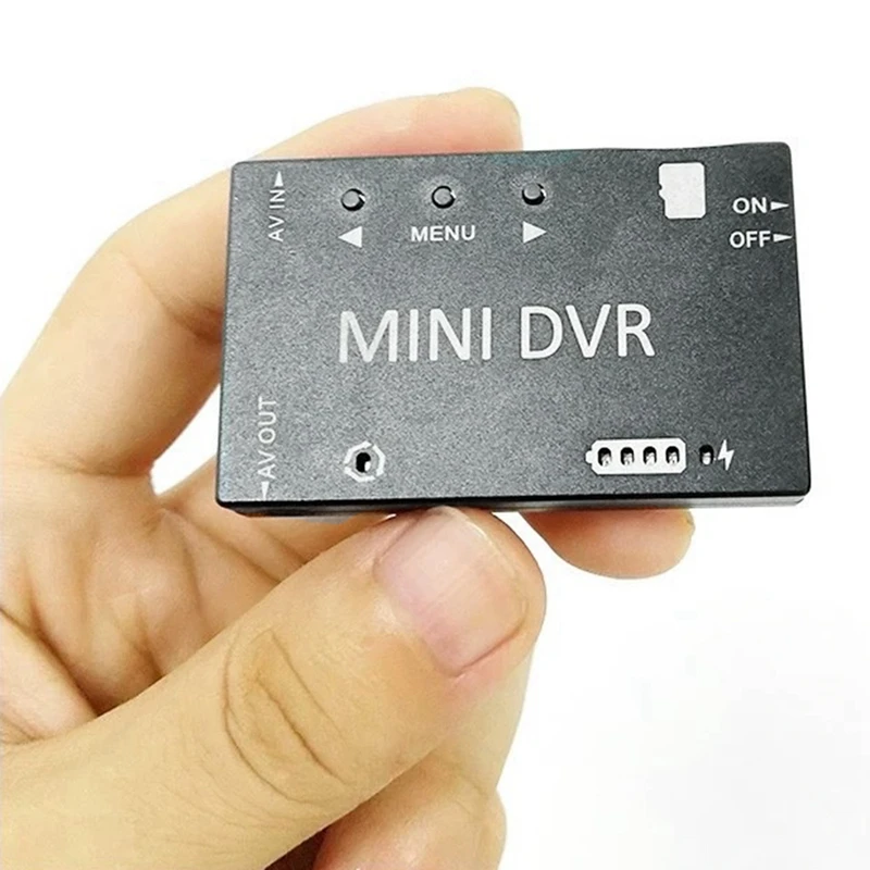 Mini FPV DVR Video Audio Recorder NTSC/PAL Built-In 3.7V 400Mah Battery For FPV RC Multicopters VR Goggle Monitor