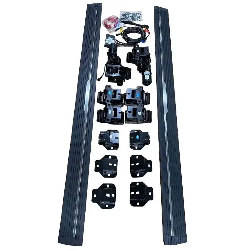 

Выдвижные электрические боковые подножки для Jeep wrangler 4 двери 2008-2023 подножка, с боковой юбкой, кронштейн 6