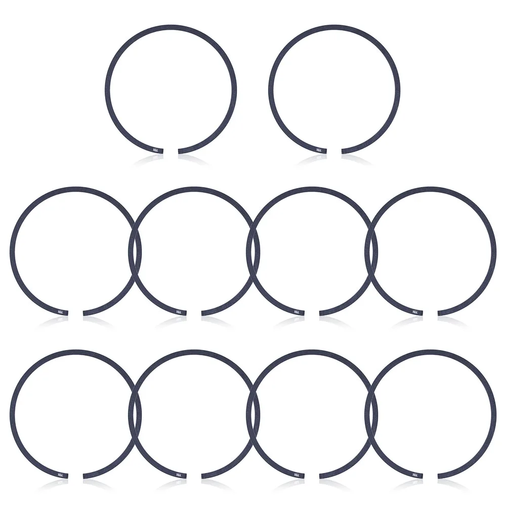 Anillos de pistón para motosierra Husqvarna, pieza de repuesto de 45mm x 1,2mm para 345, 346XP, 353, 350, 351, 537253002, lote de 10 unidades