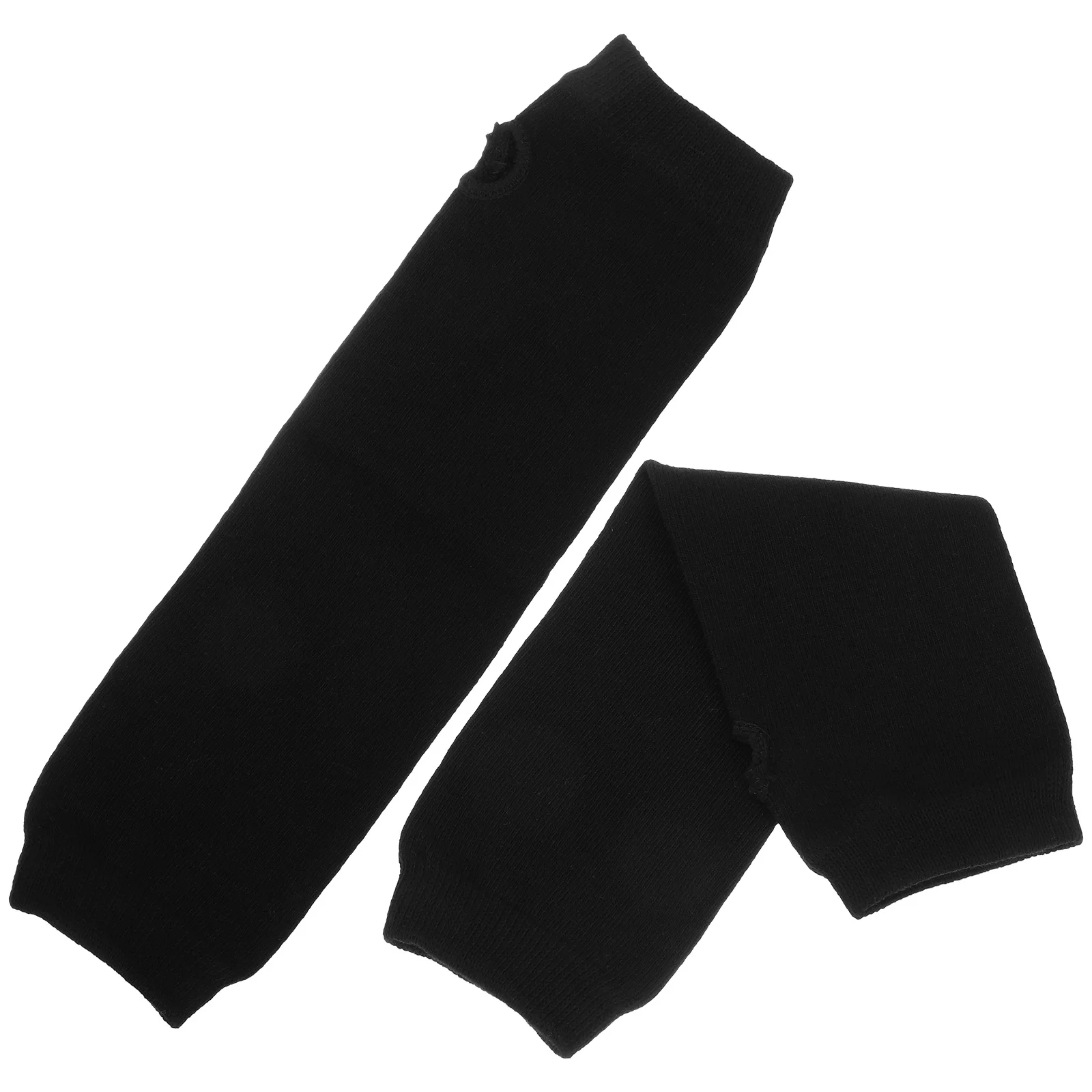 

4Pairs Black Arm Sleeves Women's Winter Arm Warmer Lightweight Long Sleeve Comfortable Warmth Retention Fingerless Cuff