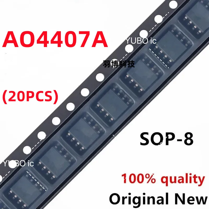 

(20piece)100% New AON4407A AO4407A 4407A sop-8 Chipset