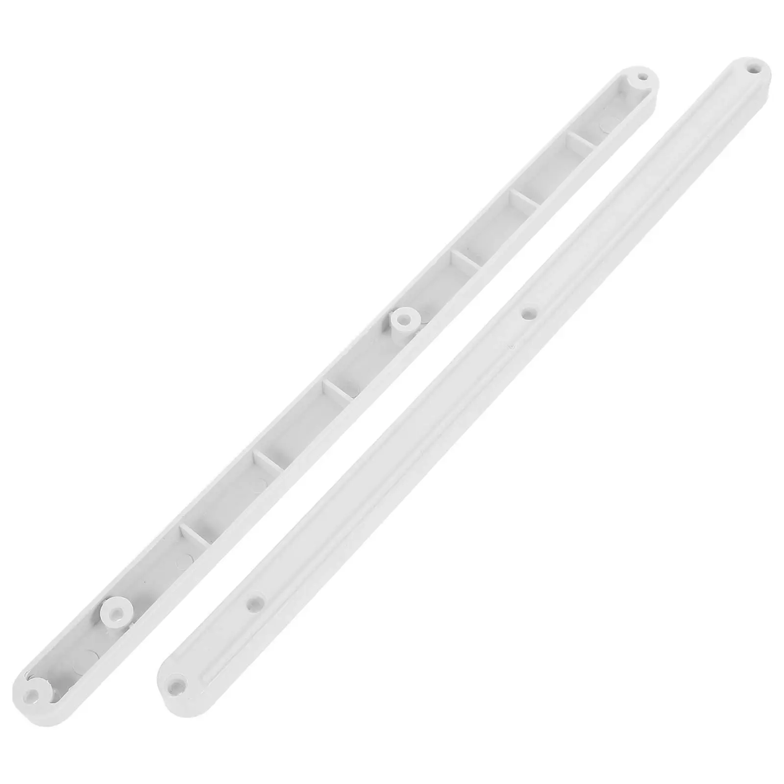 2Pcs Plastic Drawer Slides Smooth Silent Side Mount Drawer Rails for Cabinet Kitchen Dresser Drawers Replacement Slide Guides