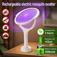 5 in1 1200mAh Fast Charging Rotatable Mosquito Killer  Lamp 3500V Electric Shocker UV Light Bug Zapper Trap Flies Summer Fly