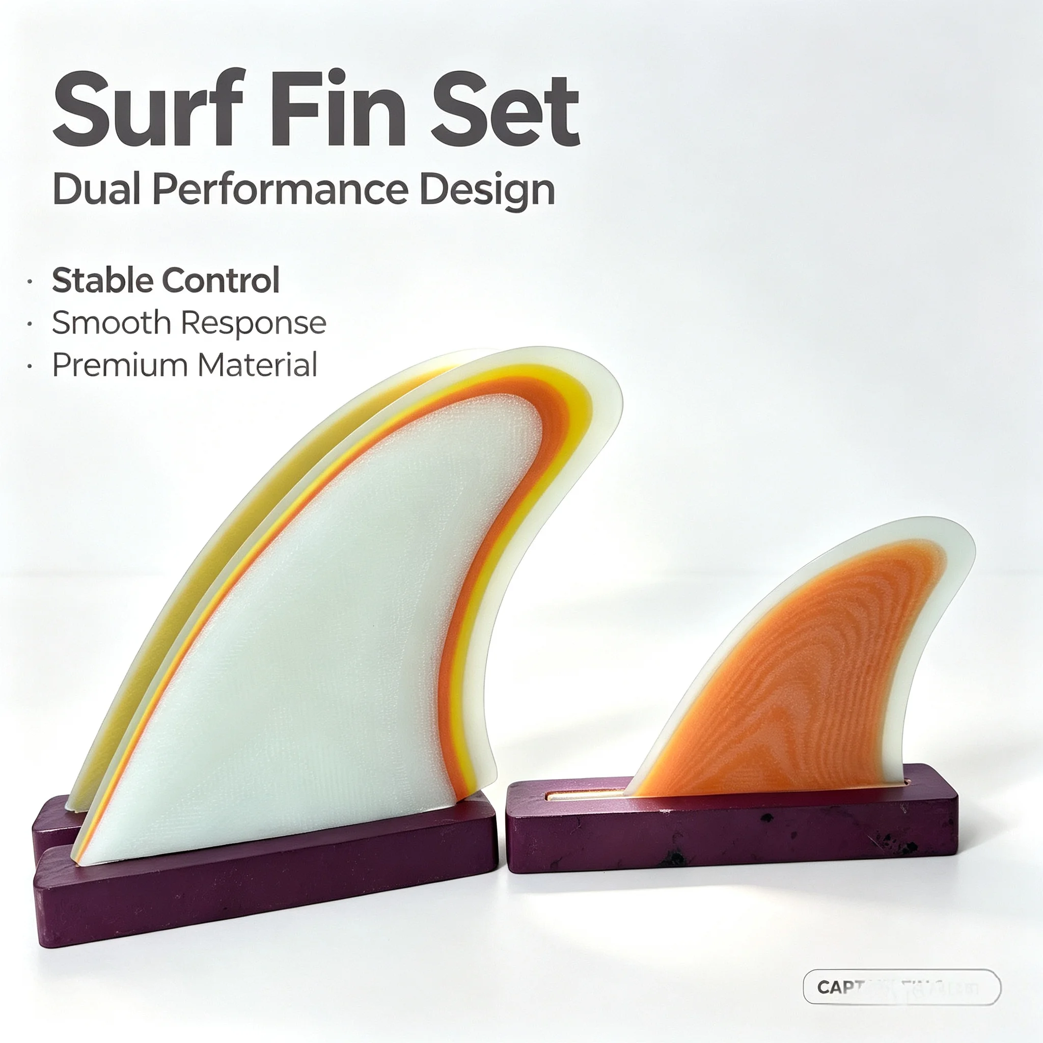 FUT Surfboard Fins, High-Speed Surfing, Honeycomb Surfboard Fins, Fish Fins, Fins, Surfboard Accessories
