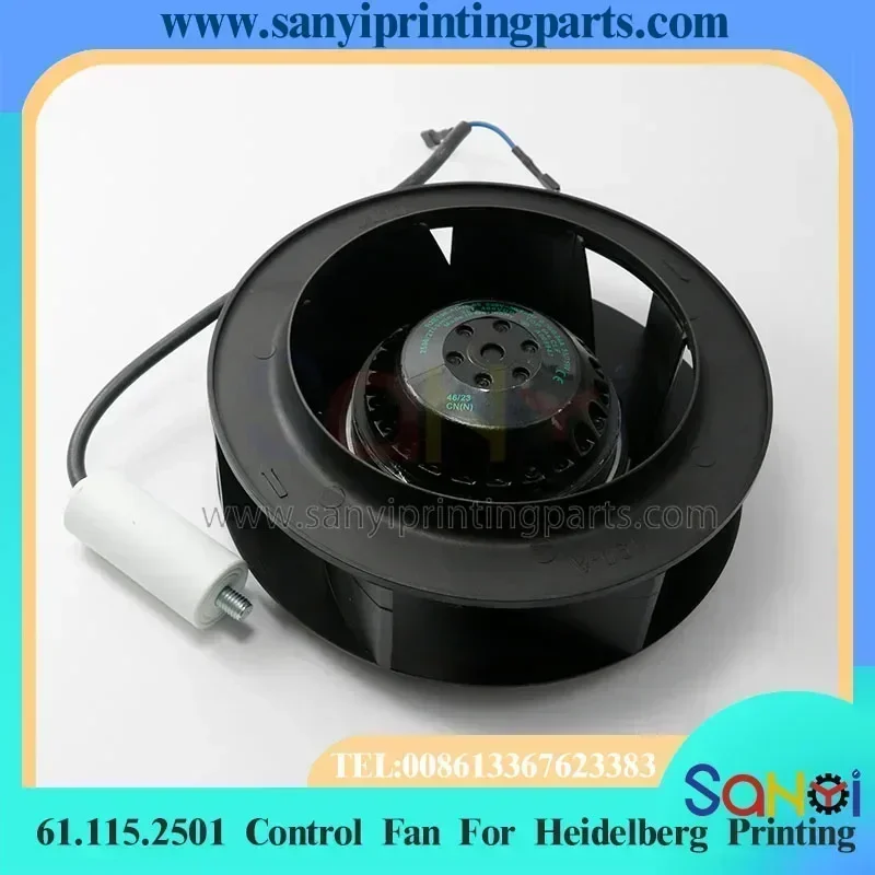 

For Heidelberg SM74 PM74 SM52 SM102 61.115.2501/01 R2E190-AE77-62 Control Fan Box Printing Machine Parts