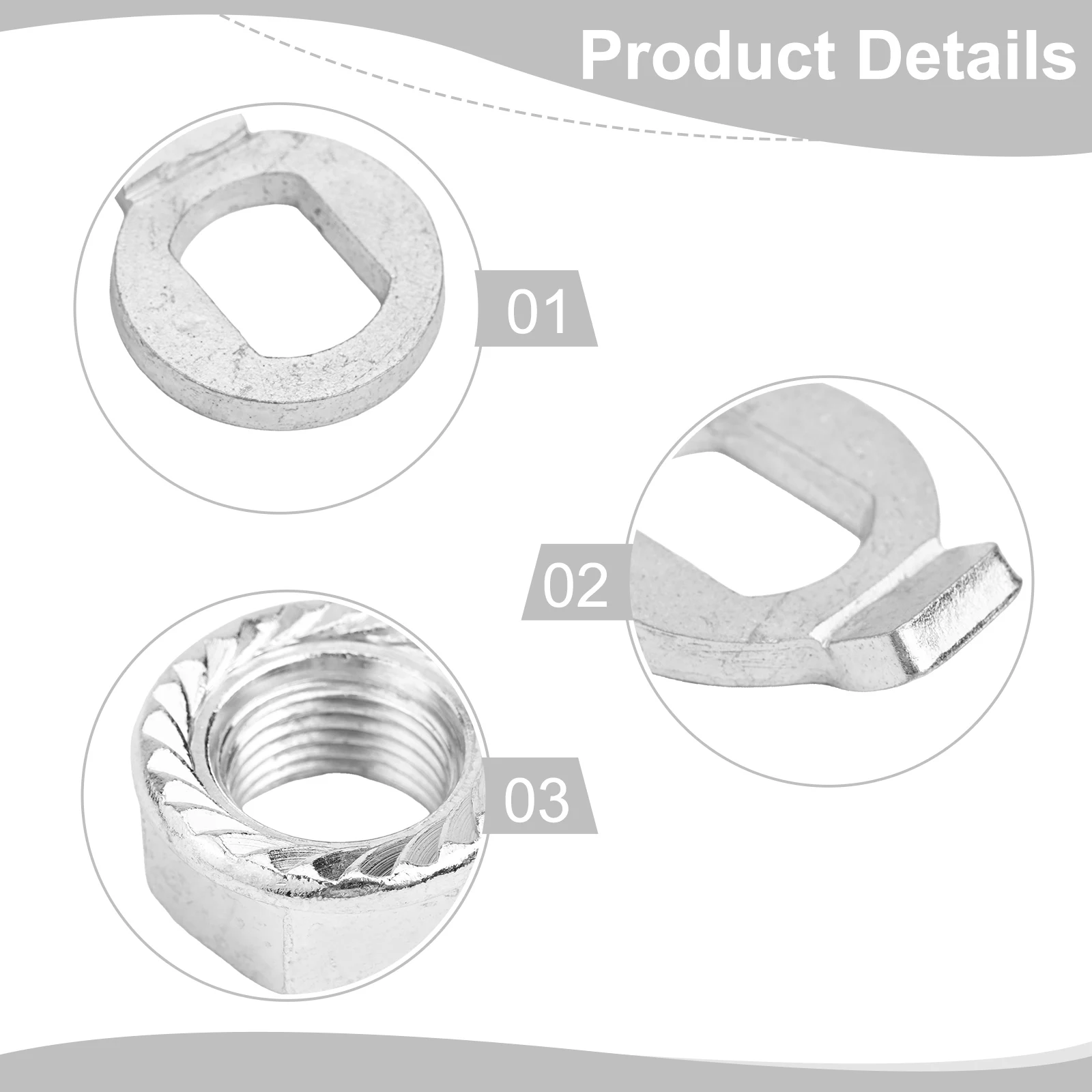 (M 16) Hub Motor Nuts 1000-12000W Motors 12mm Flats 16mm Shaft 250W-1000W Gold Silver For Most Bicycle Replacement