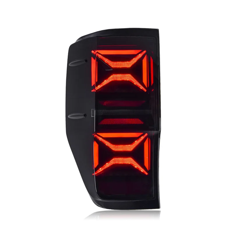 Luci posteriori per auto per Ford RANGER 2012-2019 Full LED Freno Lampada di coda retromarcia Indicatore di direzione dinamico Gruppo lampada di coda
