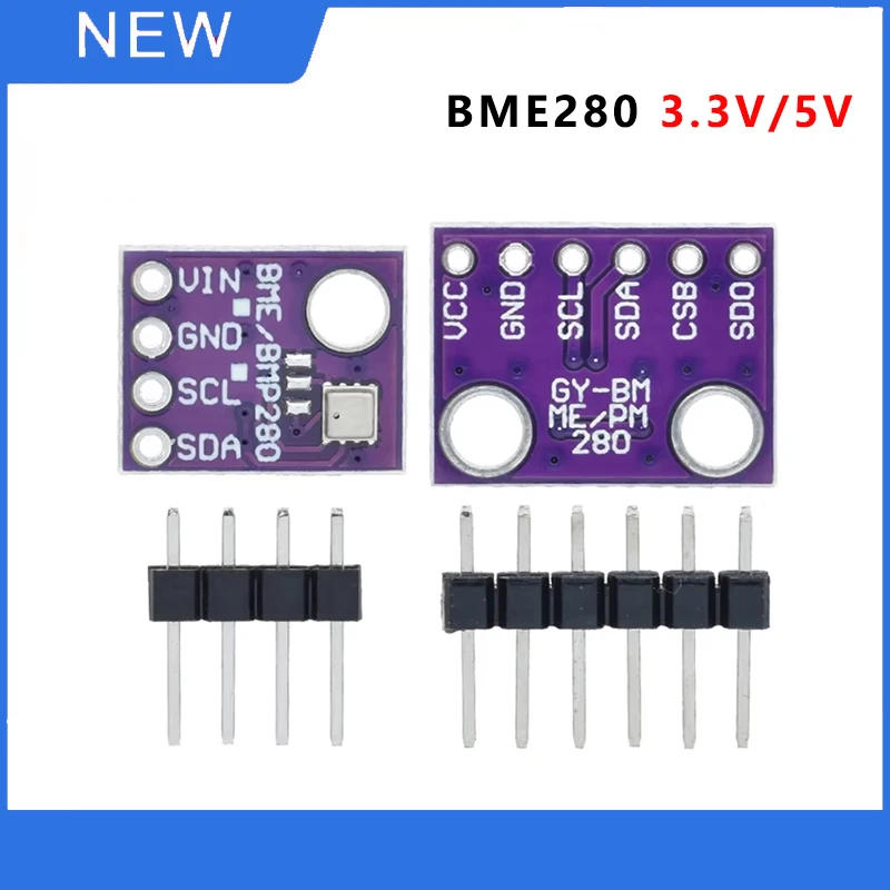 GY-BME280-3.3V BME280 3.3V/5V Módulo sensor de temperatura y humedad GY-BME280-5V