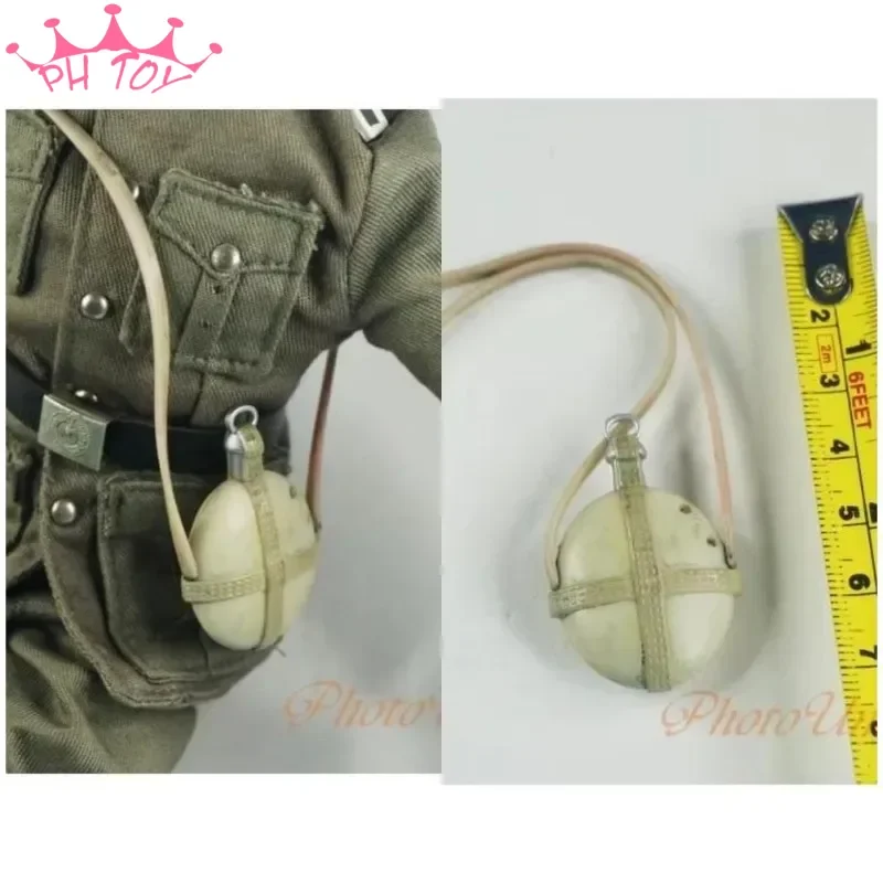 Mini bouteille d'eau militaire, échelle SS124 1/6, bouilloire, modèle peut croiser pour figurines d'action de 12 pouces, accessoires de scène de poupée, décoration