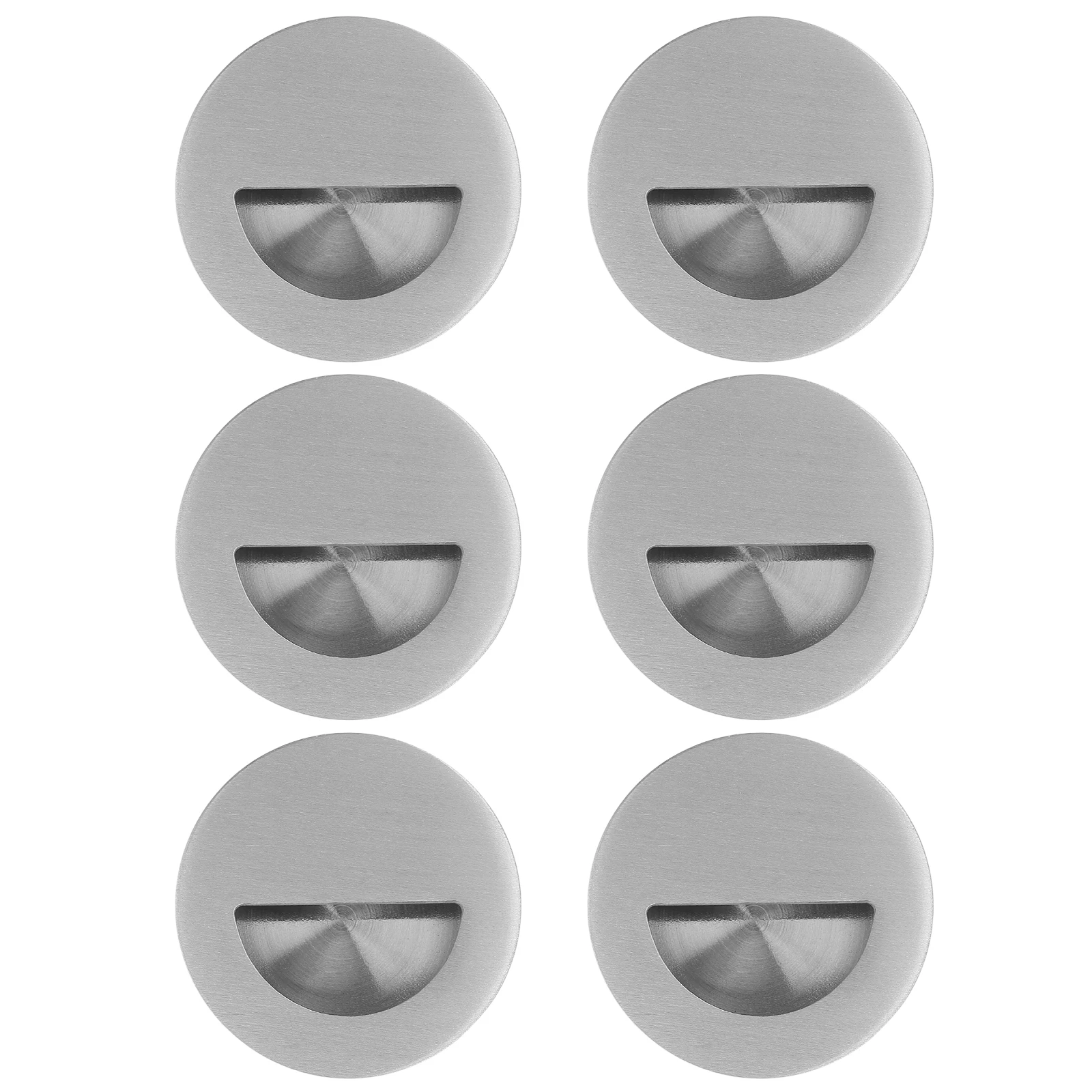 

6 шт. встраиваемый шкаф H les, ящик из нержавеющей стали, утопленный заподлицо, H, дверные ручки заподлицо для современного декора мебели