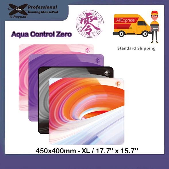 450x400x4mm X-Raypad Aqua Control Zero Gaming Mouse Pads xraypad Valorant FPS CSGO gamer Non Slip Rubber Base Keyboard Mat