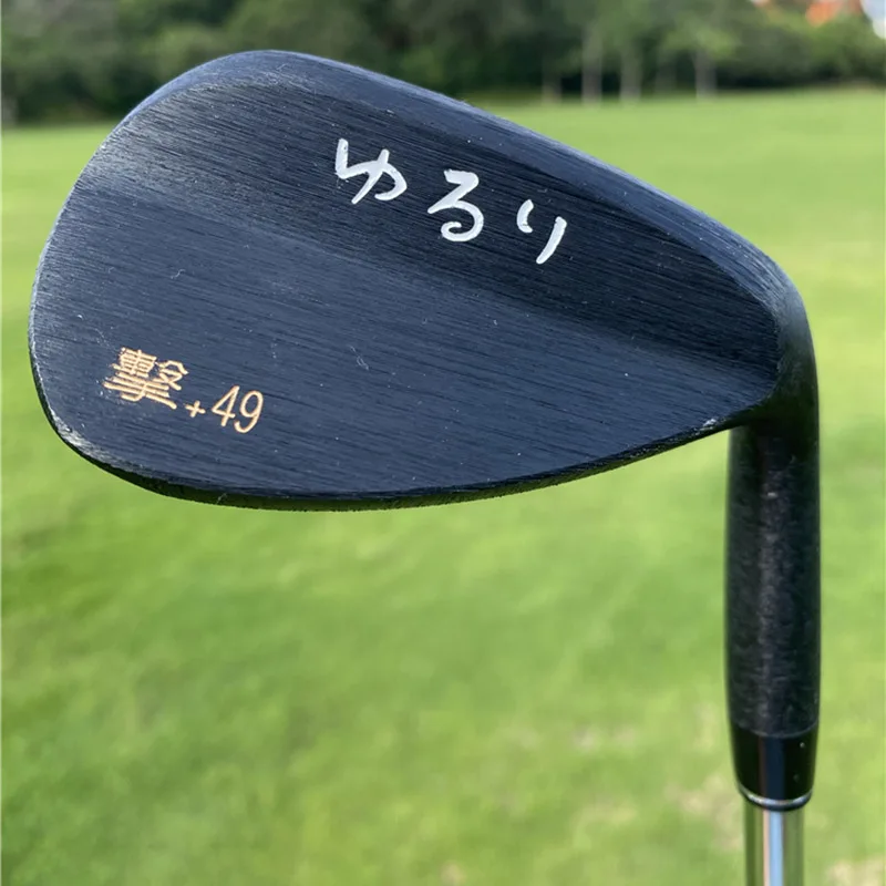 Golf Wedges with Steel Shaft, Yururi Raw Gekku, Forged 49 53 57 61 Degree, Golf Clubs, Sand Wedges