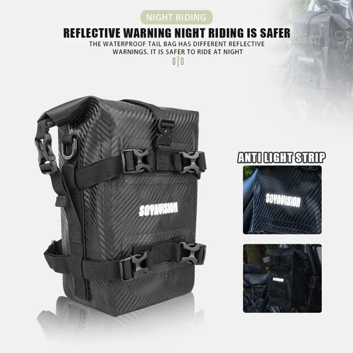 Imagen 2 del producto Para Yamaha Super Tenere XT1200Z XTZ1200 barras de choque de marco de motocicleta bolsa impermeable bolsa de colocación de herramientas de reparación de parachoques