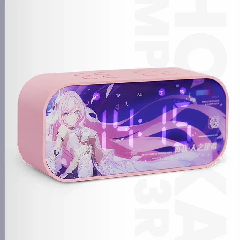 Sunsyea Honkai Impact 3rd Official Merch miHoYo Original Authentic Elysia EGO Voice Alarm Clock Bluetooth Speaker