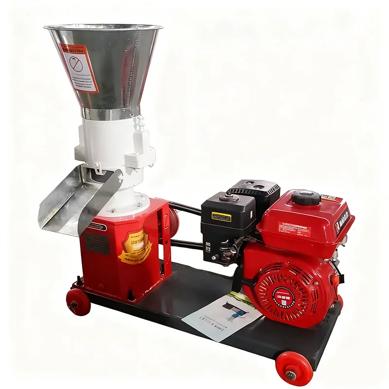 Small feed pellet mill engine feed pellet mill is easy to move and export exclusively for chickens, ducks, geese, cattl