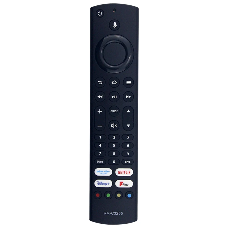 Compatível com Controle Remoto JVC TV LT-32CF600 LT-40CF700 LT-43CF700 RM-C3255 Peças de Reposição Sem Função de Voz
