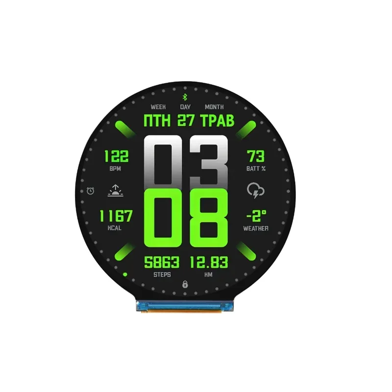 Waveshare ESP32-S3 2,8-calowy okrągły wyświetlacz IPS LCD 480x480 Opcja dotykowa Czujnik QMI8658 / MIC / SD / MP3 Audio / HMI dla Arduino — zdjęcie produktu 6