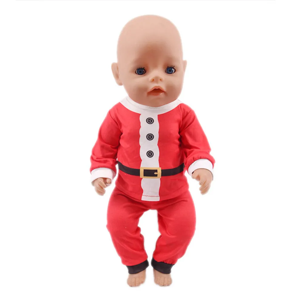 2 Pcs/Set=Shirts + Pants Doll Clothes Accessories；43CM Reborn New Born Baby Doll For 43cm Baby Doll 17inch Reborn Baby Doll