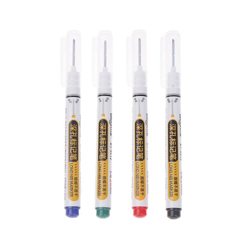 20mm Marking Pen Waterproof And Colorfast Ceramic Tile Wood Metal Deep Hole Long Head Marking Pen Woodworking Electrician Tool~s image 2