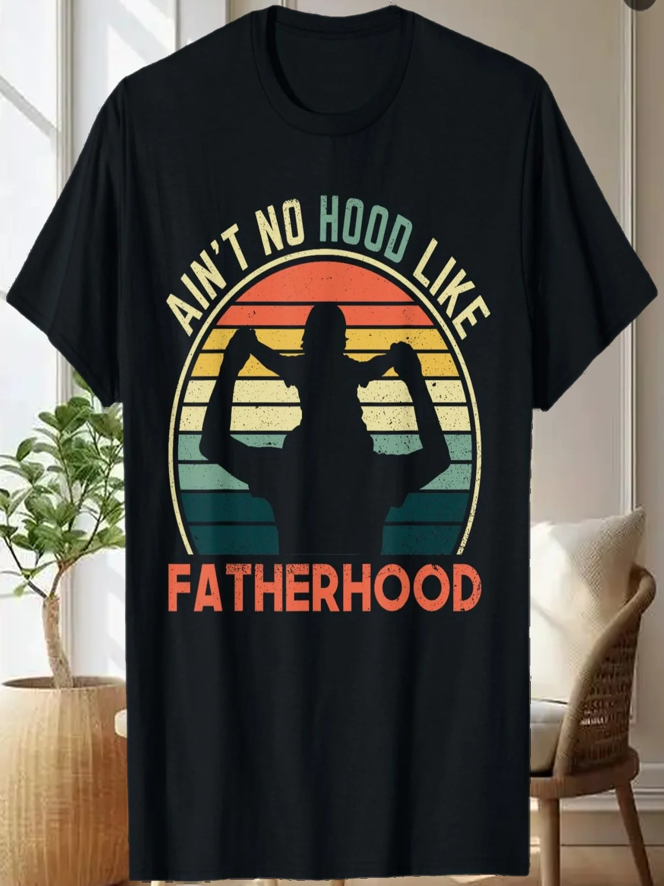 

Футболка для папы Ain`t No Hood Like Fatherhood Clothing