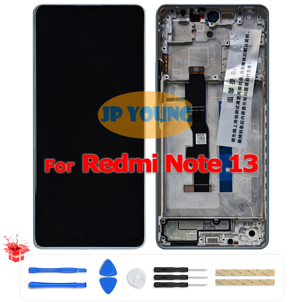original-667-amoled-touch-screen-digitizer-assembly-for-xiaomi-redmi-note-13-note13-2312draabg-2312draabi-replacement