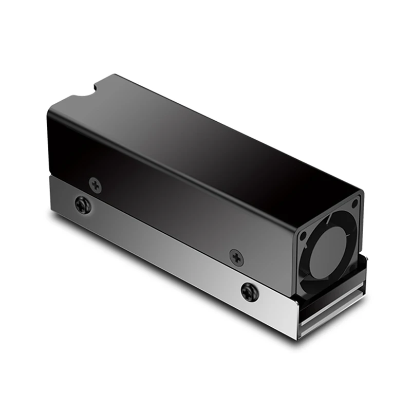 Disipador de calor M.2 SSD NVMe M2 2280, disco de estado sólido, radiador de circulación de aire con ventilador, disipador térmico de aluminio, Enfriador de almohadilla térmica