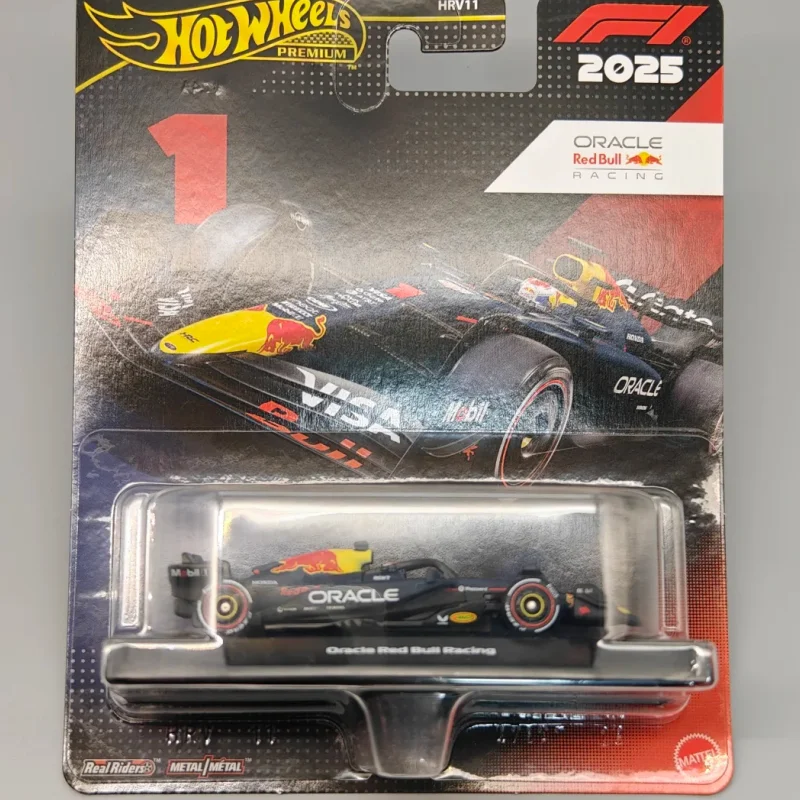 Hot Wheels Premium HRV11 Serie F1, Modelo de Auto de Carreras de Aleación Fundida a Presión, Oracle Red Bull Racing, Auto de Juguete Coleccionable, Regalo Sorpresa